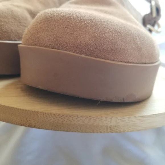 Rag & Bone | Geo Suede Buckle Platform Mules - Picture 5 of 12